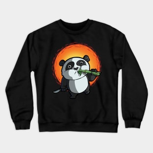 Scary Baby Panda Crewneck Sweatshirt